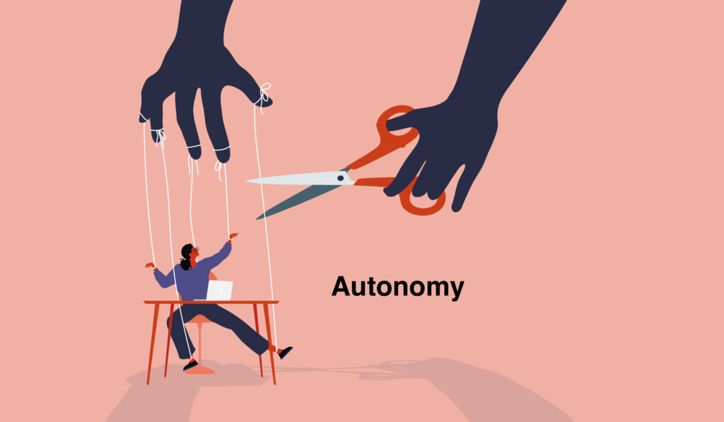 The difference between autonomy and selfsufficiency Life of a